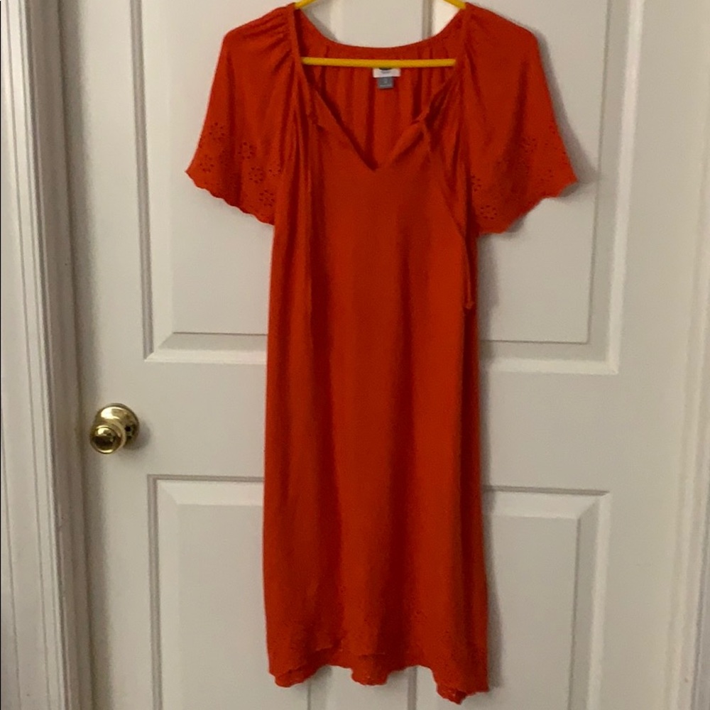 NWOT - Old Navy Reddish Orange Pretty Dress